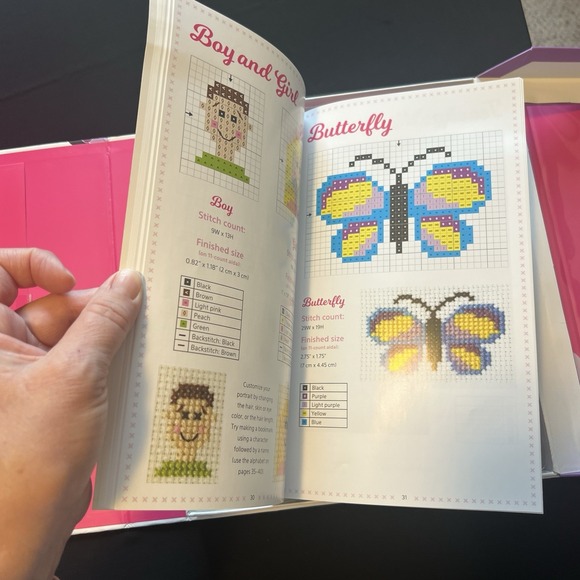 Kits for Kids Cross Stitch Project Set with Accessories by Spice Box - Picture 13 of 14